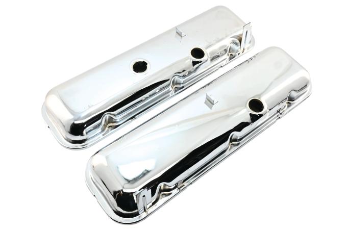 CFR Performance Steel Valve Covers Fits 1965-72 Chevy Big Block 396 427 454 Short W/ Dripper Rails HZ-9503-1