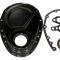 CFR Performance 1955-95 Chevy Small Block 283-305-327-350-400 Steel Timing Chain Cover Set W/ Timing Tab HZ-4934-KIT