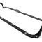 CFR Performance Rubber Neoprene Oil Pan Gasket - Fits 1986-2002 Chevy SB 305-350, 1-Piece RMS, Passenger Side Dipstick - Black HZ-7497