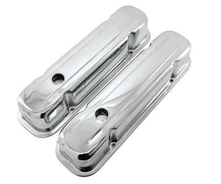CFR Performance Steel Tall Valve Covers Fits 1959-1979 Pontiac V8 301-455 - 1 Hole HZ-9300
