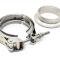 CFR Performance Cast Iron Exhaust Manifold - Driver Side - V-Band Clamp - 2002-2012 Chevy LS HZ-9981