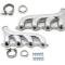 CFR Performance Cast Iron Exhaust Manifolds V-Band Driver Passenger 02-12 Chevy LS Based Kit HZ-9944-KIT