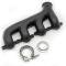 CFR Performance Cast Iron Exhaust Manifold - Passenger Side - V-Band Clamp - 2002-2012 Chevy LS HZ-9980