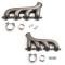 CFR Performance Cast Iron Exhaust Manifolds V-Band Driver Passenger 02-12 Chevy LS Based Kit HZ-9944-KIT