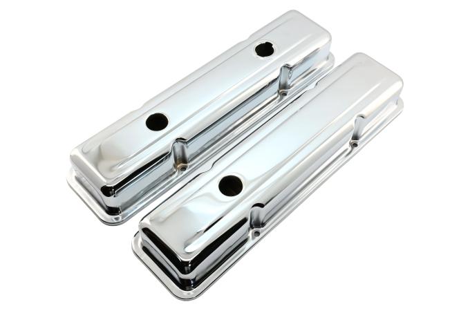 CFR Performance Steel Valve Covers Fits 1958-1986 Small Block Chevy SBC 283-400 - Short Style HZ-9518