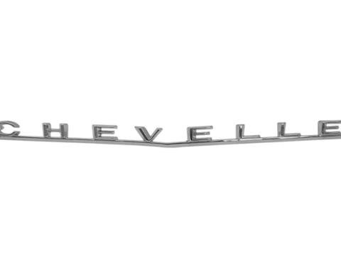 AMD Trunk Emblem, "CHEVELLE", 66 Chevelle T-4314