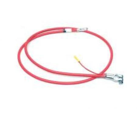Chevelle Battery Cable, Spring Ring, Positive, Small Block,1967
