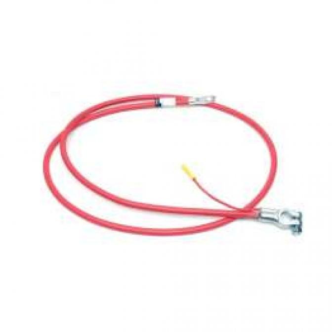 Chevelle Battery Cable, Spring Ring, Positive, Small Block,1967