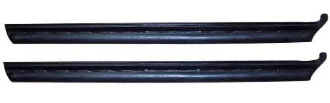 AMD Quarter Window Vertical Seals, LH/RH Pair, 68-72 GM A Body (Coupe & Convertible) J-5112M