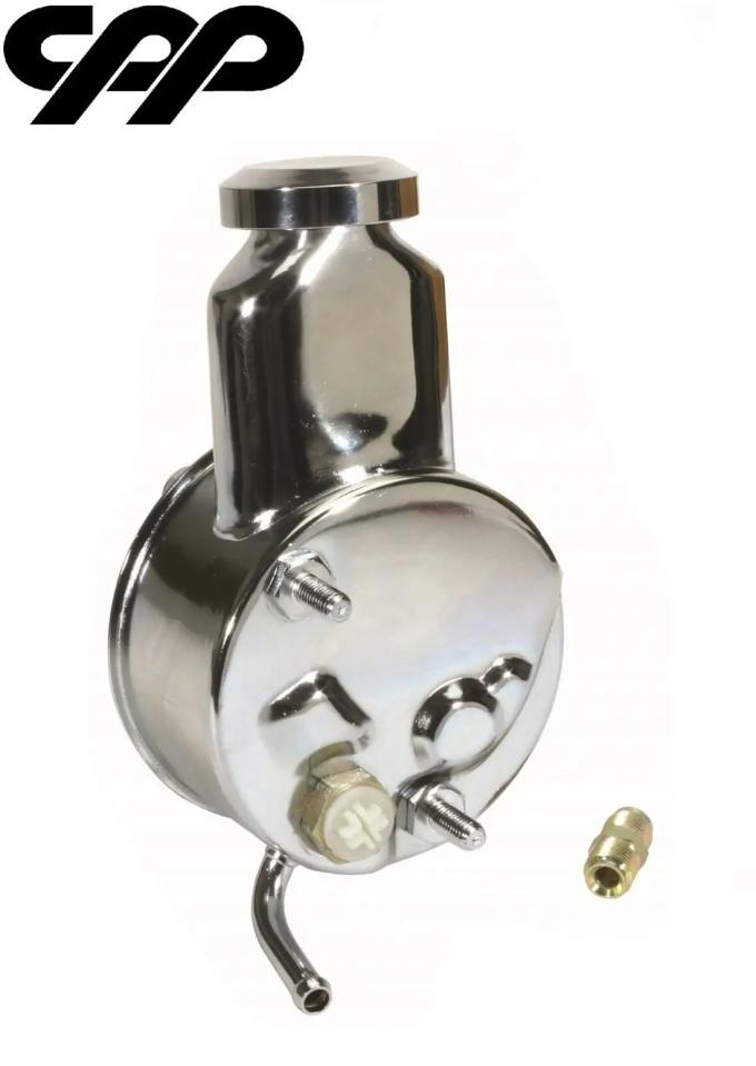 Classic Performance Power Steering Pump, Chrome 19-6969BB-PC