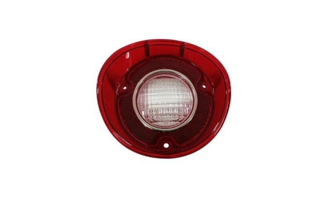 AMD Backup Lamp Lens, with Chrome Trim, RH, 72 Chevelle Malibu T-A4427
