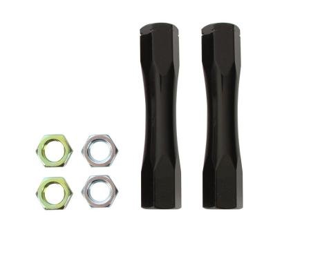 Detroit Speed Tubular Tie Rod Adjusters Black (11/16 Inch-18 X 4.25 inch) 090102B