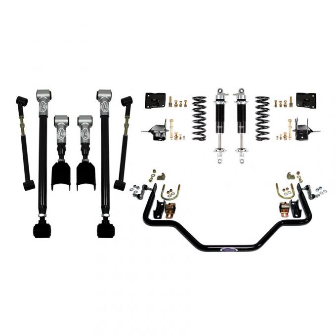 Detroit Speed Rear Speed Kit 3 67 A-Body Double Adjustable Shocks (Stock Axle) 041613-D