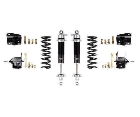 Detroit Speed 68-72 A-Body Rear Coilover Kit Single Adjustable Shocks Stock Rear Axle 042405-S
