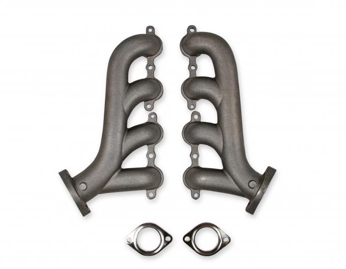 FlowTech LS Swap Exhaust Manifolds, Natural Cast Finish 11730FLT