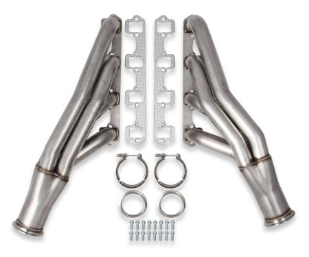 FlowTech Small Block Ford Turbo Headers, Natural 304 Stainless Steel 12167FLT