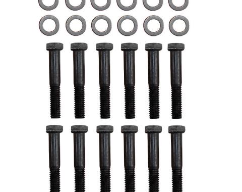 Chevelle Exhaust Manifold Bolts & Washers, Small Block, 1967-1972