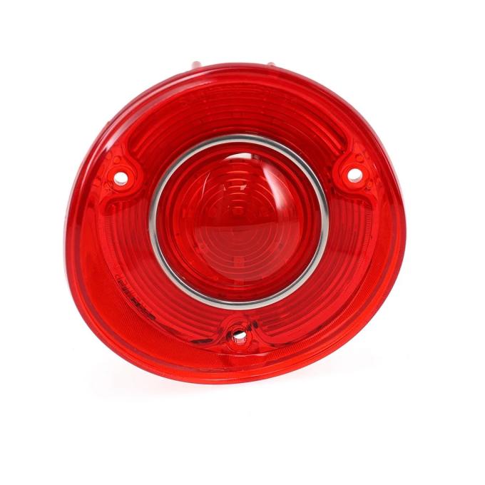 AMD Tail Light Lens, Red, 42 Red LED, Stainless Bezel, LH, 72 Chevelle Malibu X951-3472-1DL