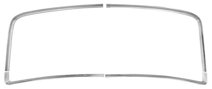 AMD Rear Window Molding Set, 4pcs, 66-67 Chevelle Skylark Cutlass GTO P-865922