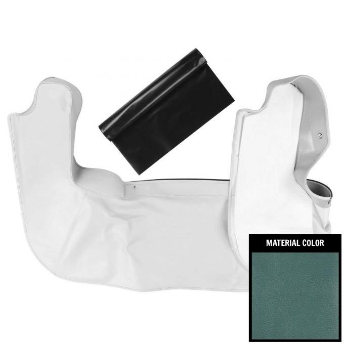 PUI Interiors 1968-1969 Skylark/Cutlass & 1968 Chevelle Light Blue Convertible Top Boot 68AT12