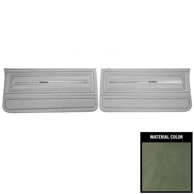 PUI Interiors 1966 Chevrolet Chevelle Aqua Gold Edition Front Door Panels DO285