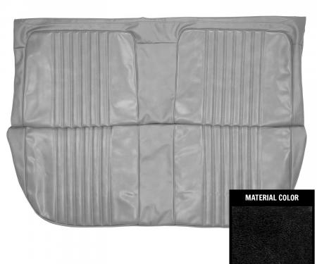PUI Interiors 1971-72 Chevrolet Chevelle/Malibu 4-Door Wagon Black Rear Bench Seat Cover 71AS4D10W