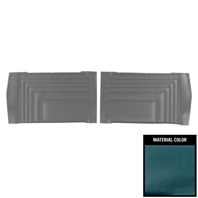 PUI Interiors 1965 Pontiac GTO/Lemans Convertible Blue Rear Door Panels D413V