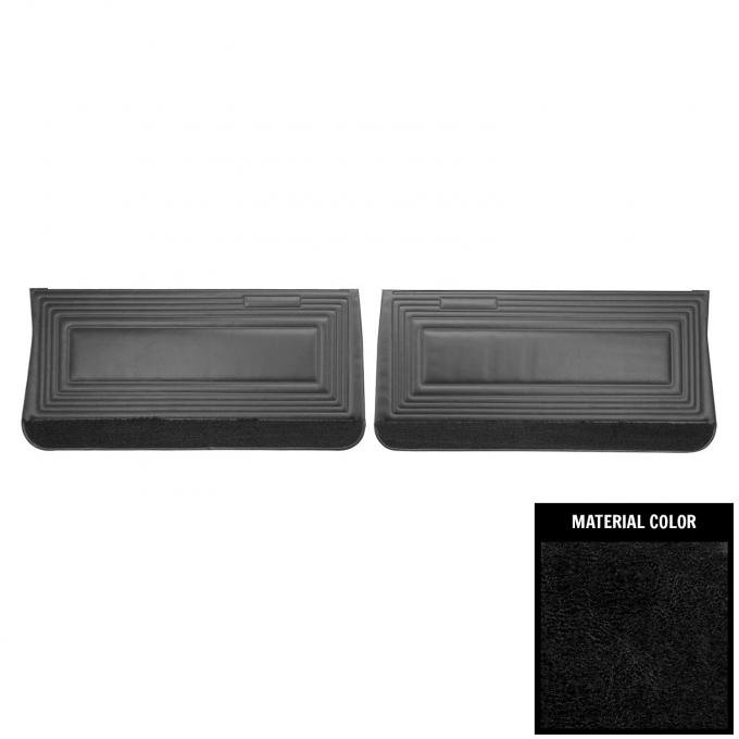 PUI Interiors 1965 Pontiac GTO/Lemans Black Front Door Panels D410