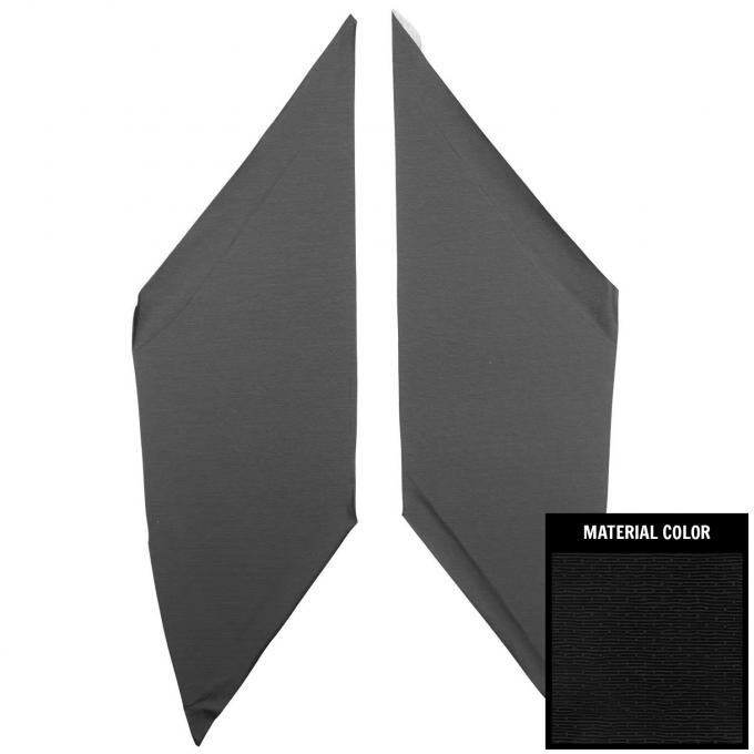 PUI Interiors 1966-1967 Chevrolet Chevelle Sedan Black Surrey Earmuff Boards 66AHB100SS