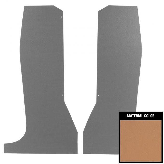 PUI Interiors 1964-1967 Chevrolet El Camino Fawn Rear Seat Trim Panels 64ECTP16