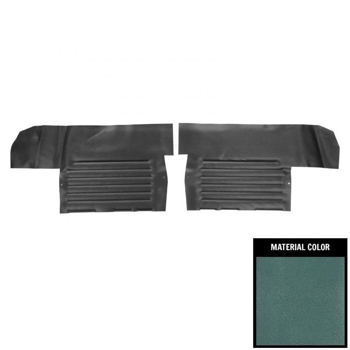 PUI Interiors 1966 Oldsmobile Cutlass Holiday Convertible Light Blue Rear Door Panels 66CD12V