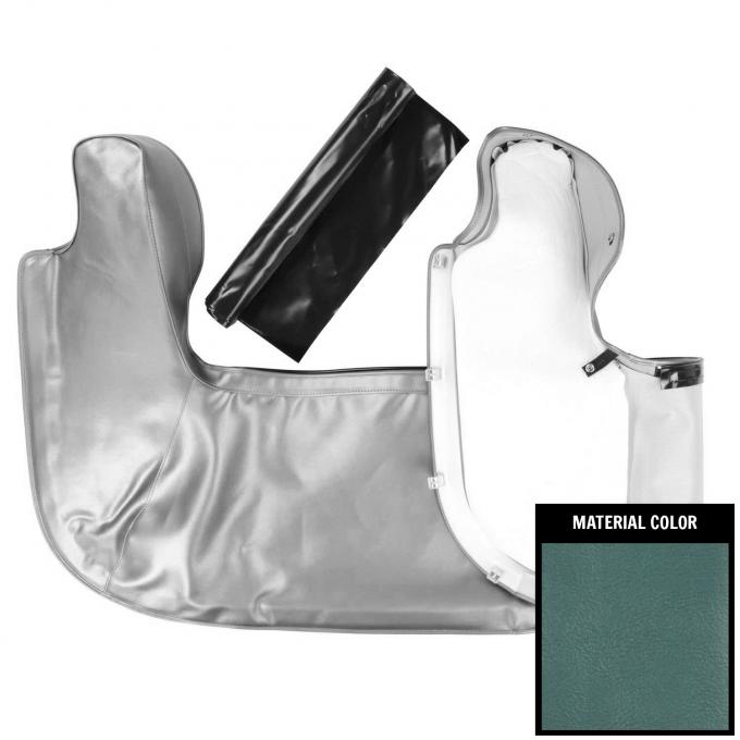 PUI Interiors 1966-1967 Skylark/Chevelle/Cutlass Light Blue Convertible Top Boot 66AT12