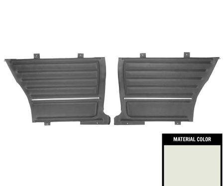 PUI Interiors 1965 Chevrolet Chevelle Pre-Assembled White Front Door Panels PD263C