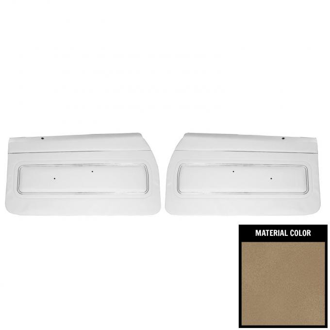 PUI Interiors 1971 GTO/LeMans Sport Pre-Assembled Platinum Sandalwood Front Door Panels 71GD41-P
