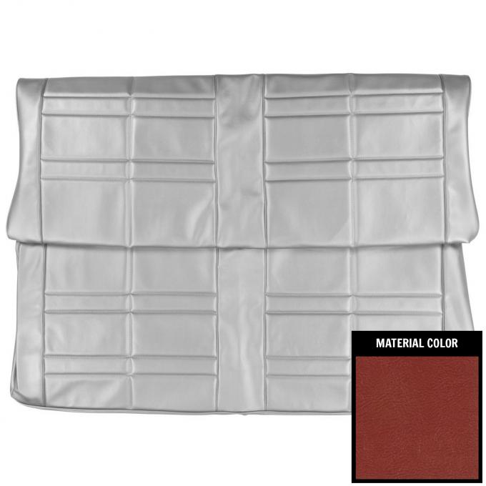 PUI Interiors 1965 Oldsmobile Cutlass Sport Sedan Metallic Red Rear Bench Seat Cover 65CS08CS