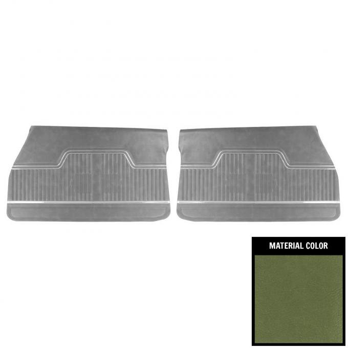 PUI Interiors 1971 Chevrolet Chevelle Platinum Edition Jade Front Door Panels 70AD19
