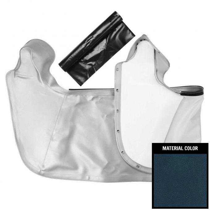 PUI Interiors 1965-1967 Pontiac B-Body Dark Blue Convertible Top Boot 65PBT16