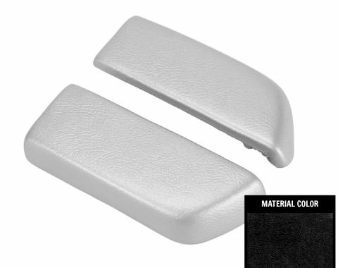 PUI Interiors 1968-1969 Chevelle/Cutlass/GTO Black Rear Arm Rest Pads ARP3-10