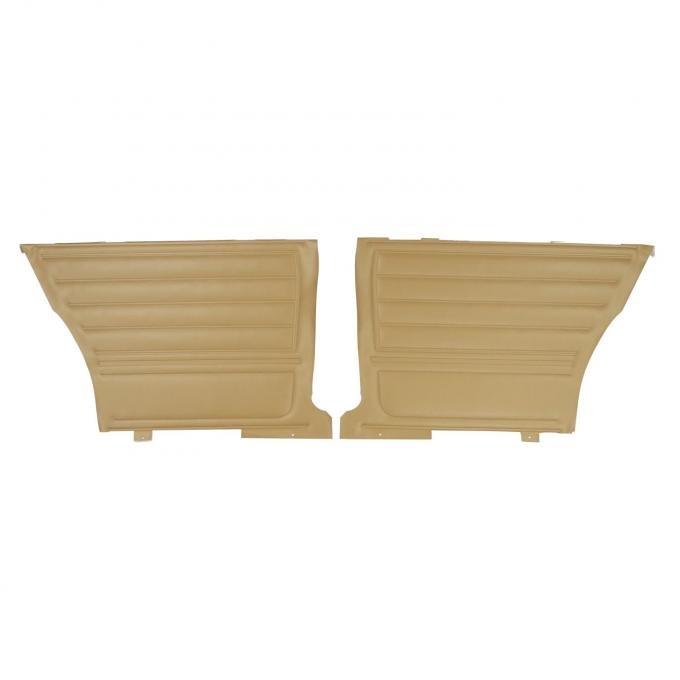 PUI Interiors 1965 Chevrolet Chevelle Hardtop Light Saddle Rear Door Panels D265C
