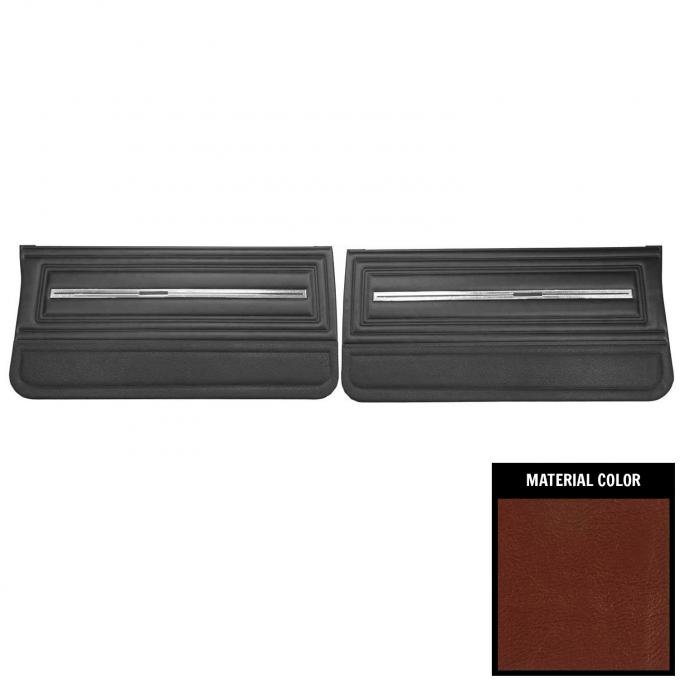 PUI Interiors 1966 Chevrolet Chevelle Bronze Front Door Panels D286