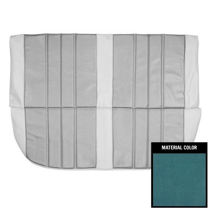 PUI Interiors 1966 Chevrolet Chevelle 4 Door Sedan Bright Blue Rear Seat Cover 66AS4D14S