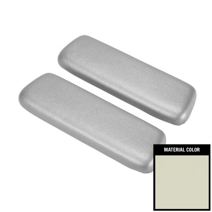 PUI Interiors 1966-1967 Skylark/1965 & 1967 Cutlass Sport Off White Rear Arm Rest Pads ARP2-40