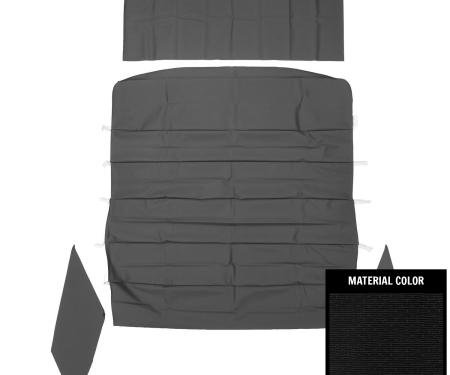 PUI Interiors 1967 Chevrolet Chevelle Black 2nd Design Surrey Headliner 66AH100SS