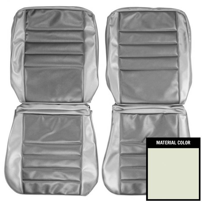 PUI Interiors 1965 Chevrolet Chevelle Fawn Front Bucket Seat Covers 65AS22U