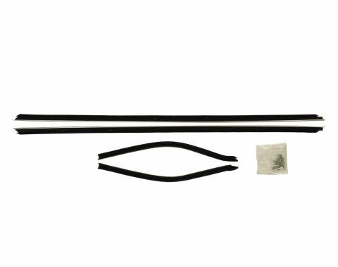 PUI Interiors 1970-1972 Oldsmobile Cutlass Convertible Outers Only Window Felt Kit O242-20