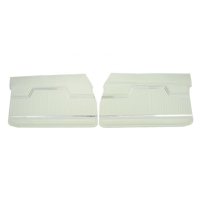 PUI Interiors 1971-1972 Chevrolet Chevelle White Front Door Panels D243
