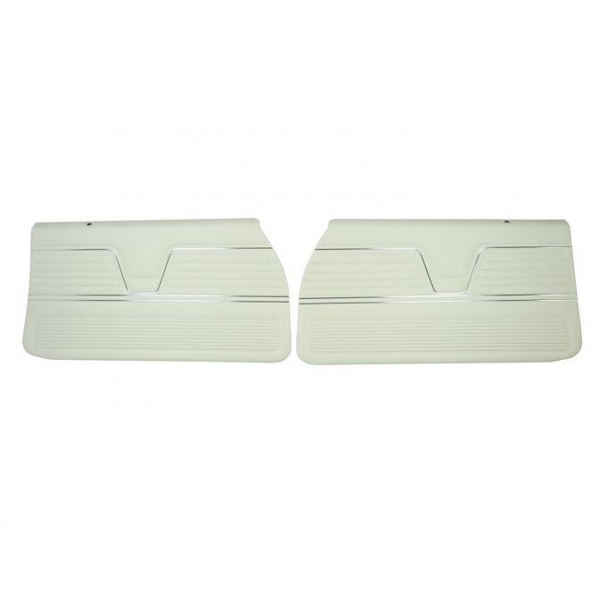 PUI Interiors 1969 Chevrolet Chevelle Pre-Assembled White Front Door Panels PD256-1