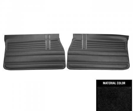 PUI Interiors 1968 Chevrolet Chevelle Black Front Door Panels D310