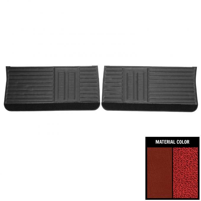 PUI Interiors 1964 Pontiac GTO/Lemans Red Gold Edition Front Door Panels DO401