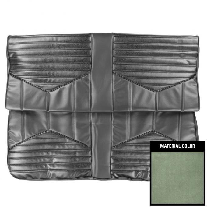 PUI Interiors 1970 Oldsmobile Cutlass/"S" Sedan Dark Metallic Green Rear Bench Seat Cover 70CS24C2P